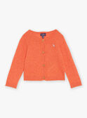 Knitted papaya vest FAZOLA / 23E1BFR1CARE405