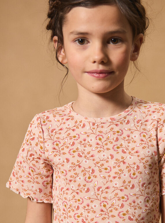 Peach TEE SHIRT SS MIXETTE 2 / 25E2PF51TMC311