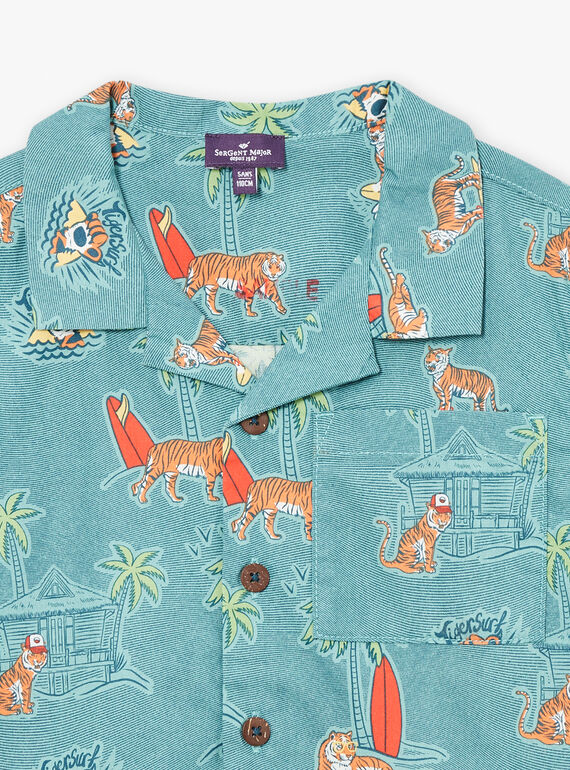 Blue SHIRT KROCHEMAGE / 24E3PGE1CHMC200