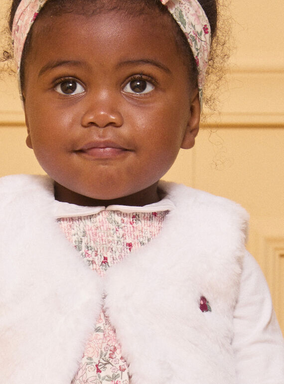 Off white CARDIGAN WHITHOUT SLEEVES LANOURE / 24H1BFQ1CSM001