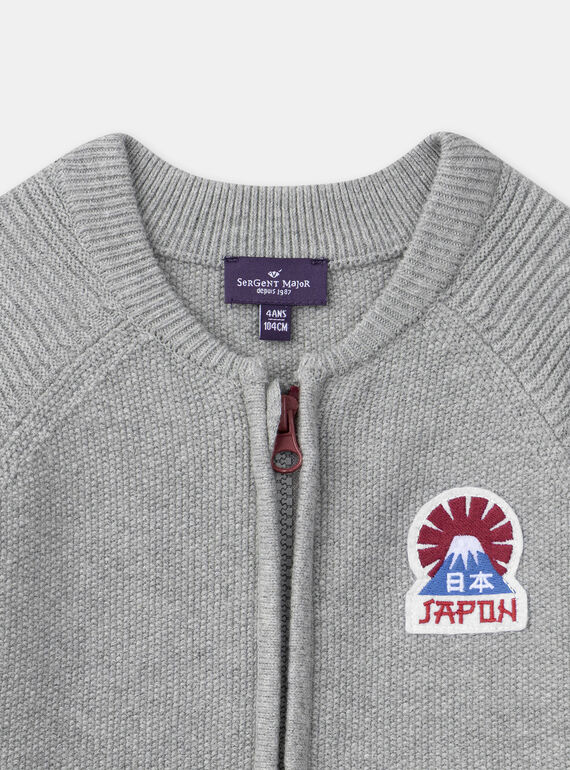 Heather grey KIDS CARDIGAN NOCOTAGE / 25H3PGP2GIL943