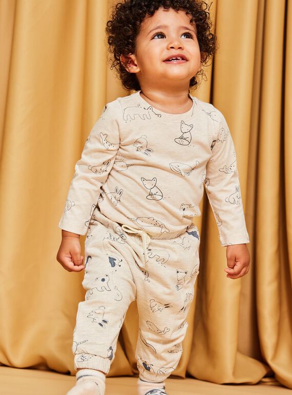 Off white animal print pants DASERGIO / 22H1BGY3PANA001