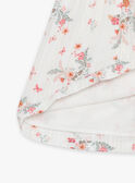 Old pink floral print ruffle dress FICARETTE / 23E2PFD3ROB001