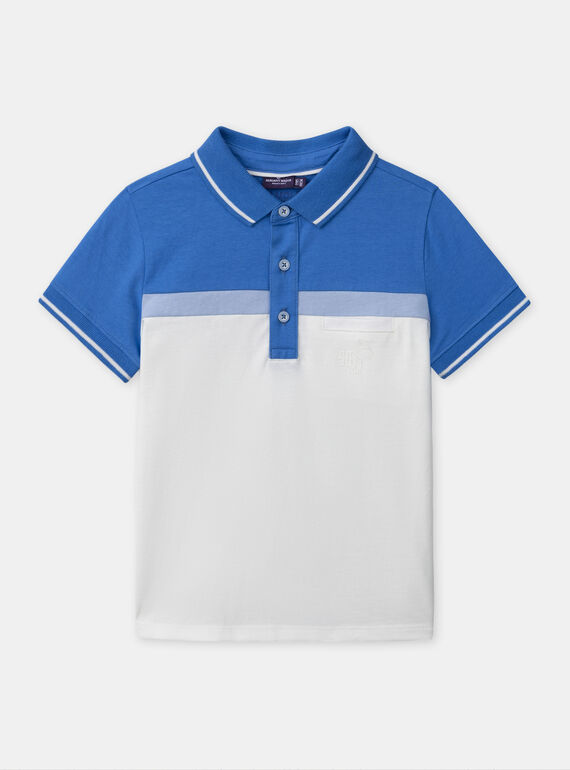 Blue POLO SHIRT MLUCAGE / 25E3PGQ1POL701