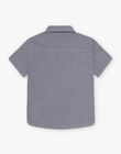 Child boy blue plaid shirt CYCEMAGE / 22E3PG12CHM070