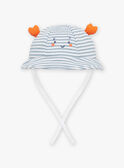 Blue hat with 3D lobster claw animation and stripes print FORD / 23E0AGT1CHA715