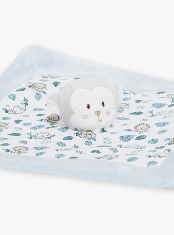 Velvet monkey blanket with jungle print birth boy COOPER / 22E0AGC1JOUC227