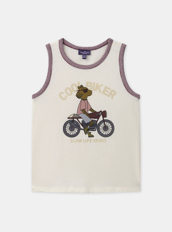 Ivory TANK TOP MRARIBAGE / 25E3PGR1DEB005