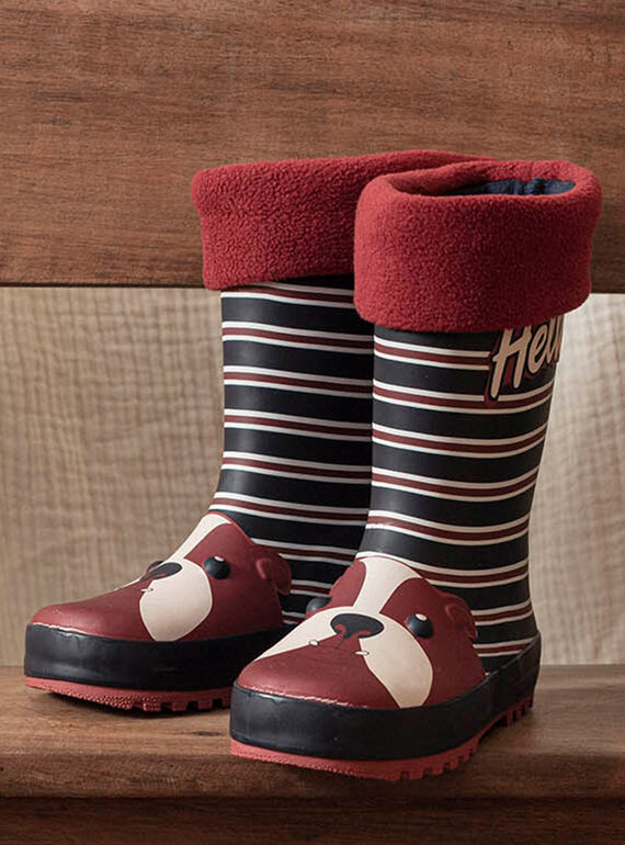 Navy RAIN BOOTS BABOTAGE / 21F10PG32D0C070