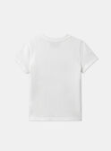 White TEE SHIRT SS MLOTICHAGE / 25E3PGP1TMC000