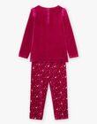 Witch print velvet pajama set and bag DOUHALETTE / 22H5PFS1PYJ709