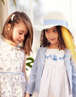 Beige and blue hat child girl CYAPIETTE / 22E4PFK2CHA009