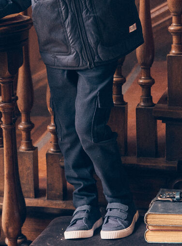 Navy COMFORT PANTS Navy COMFORT PANTS NOMARAGE / 25H3PGP1CFP705