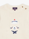 Navy cat knit sweater FAKAYDEN / 23E1BGC1PULA011