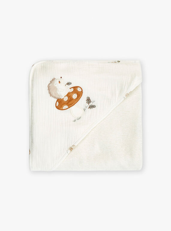 Off white HOODED BATH TOWEL - (BATH) MITT LOUVET / 24H0AM11POI001