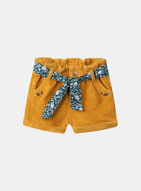 Yellow SHORTS LALULU / 24H1BFO1SHO107