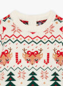 Ecru Christmas sweater GATERRIE / 23H1BFS1PULA001