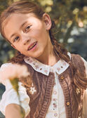 Brown CARDIGAN WHITHOUT SLEEVES NIFLORETTE / 25H2PFL1CSM821