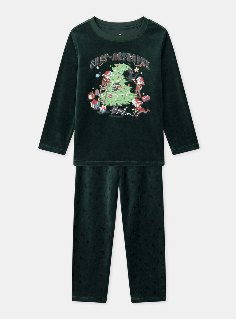 Green PYJAMA NECHATAGE / 25H5PG51PYJG614