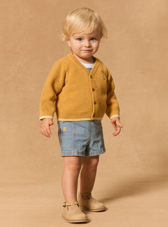 Orange KIDS CARDIGAN MAMORY / 25E1BGK1GIL109