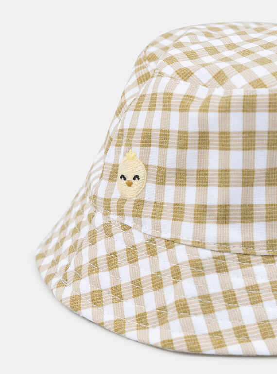 Checked bucket hat KAJACQUIE / 24E4BGD1CHA809