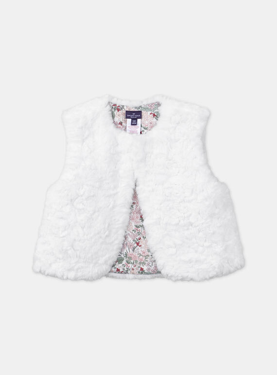 Off white CARDIGAN WHITHOUT SLEEVES LADIETTE / 24H2PFQ1CSM001