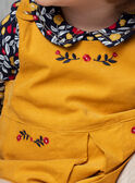 Baby girl saffron yellow dress BAESTELLE / 21H1BF51CHS109