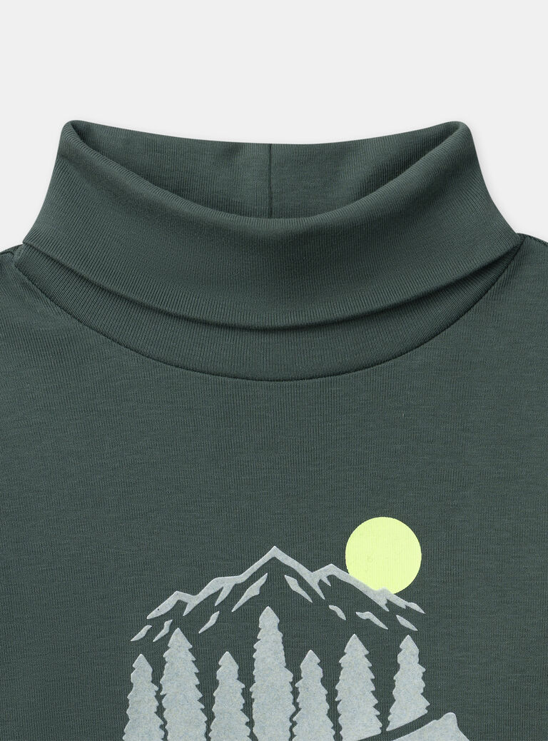 Green TURTLE NECK NRARUAGE / 25H3PGV1SPLG608