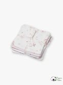 6 pink and white wipes birth girl BOZENA / 21H0AF41ACD301