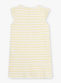 Sunshine yellow striped nightdress child girl CHOUTETTE / 22E5PF52CHN102