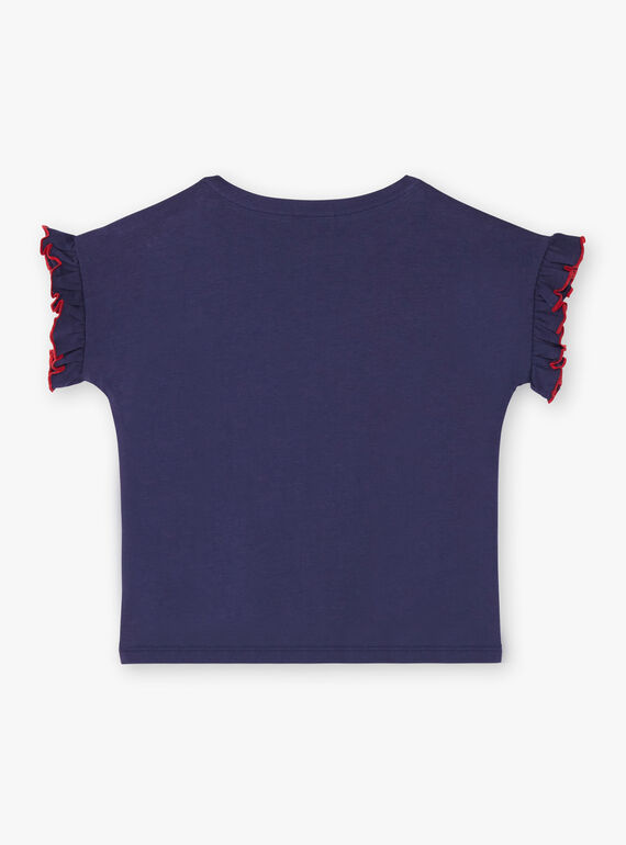 T-shirt short sleeves blue horizon child boy ZOTISETTE / 21E2PFB1TMC216