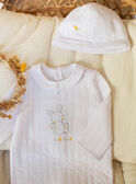 White mixed baby sleep suit ZOCHARLIE_B / 21E0NMY1GRE000