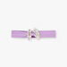 Baby girl's purple headband with floral print