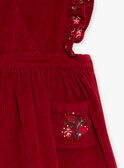 Red corduroy dress GLEVELETTE / 23H2PFQ1CHSF506