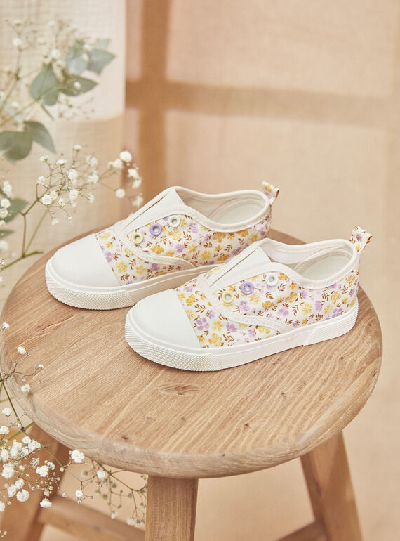 Floras print slip-ons KUABAKETTE / 24N10PF31D16808