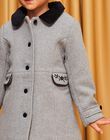 Grey coat with Claudine collar DRAMATETTE / 22H2PFM1MANJ922