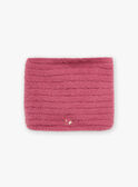 Pink knitted snood GRATUETTE / 23H4PF62SNO304