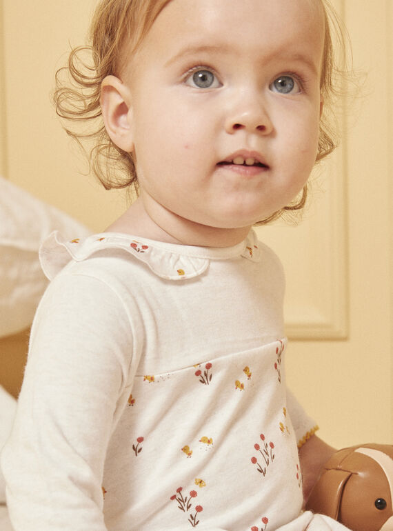 Heathered off white BABYGROW LEADELYS / 24H5BF32GRE006