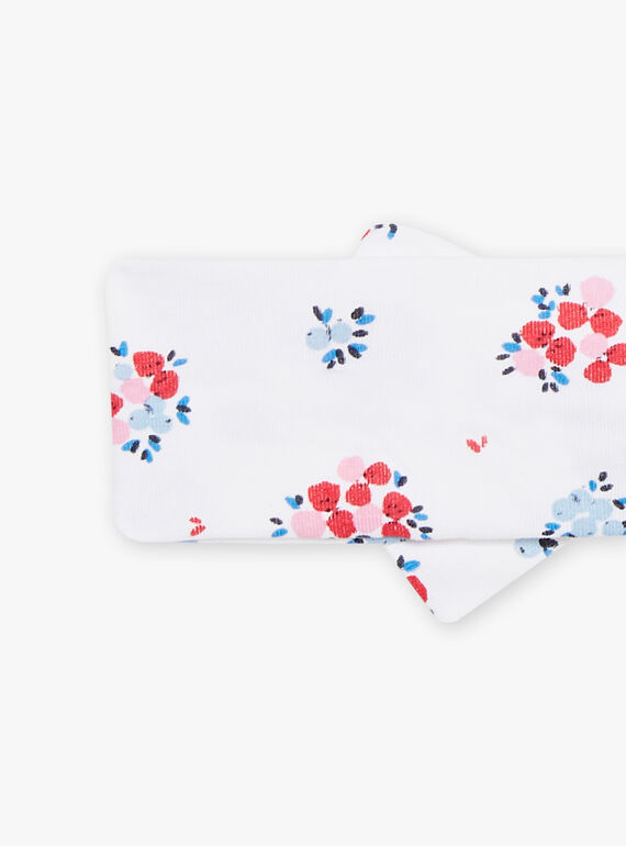 Flowery headband with bow detail baby girl CAFLEUR / 22E4BF82BAN001