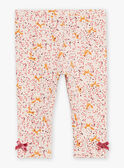 Ecru leggings with floral and fox prints GAGIGI / 23H1BFD1LG001