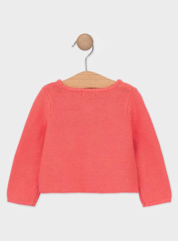 Light coral Cardigan TAFLORA / 20E1BFD2CAR415