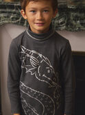 Grey TURTLE NECK LADRAGE / 24H3PGQ1SPLJ922