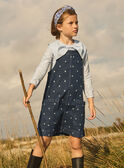 Dark denim JUMPER DRESS MESUBLETTE / 25E2PF81CHSK005