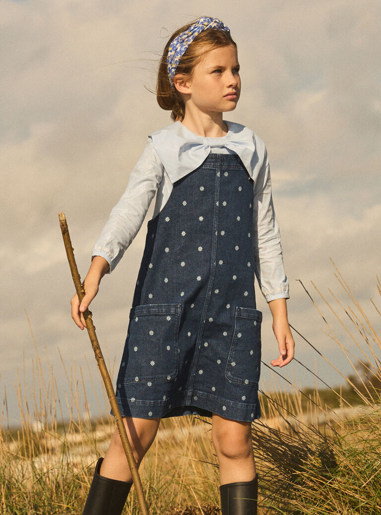 Dark denim JUMPER DRESS Dark denim JUMPER DRESS MESUBLETTE / 25E2PF81CHSK005