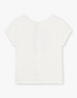 Off white t-shirt with bird print FAILANA / 23E1BFD1TEE001
