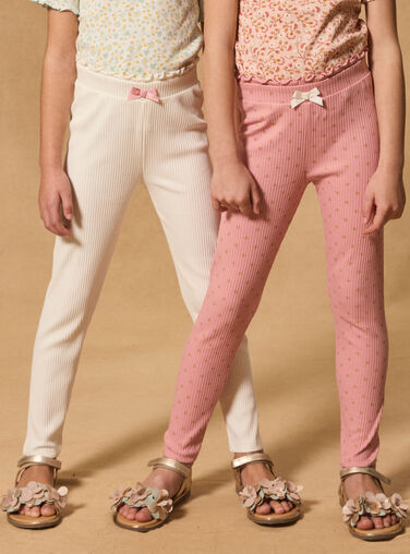 Off white LEGGINGS (bottom) MIXDUETTE / 25E2PF51LG001