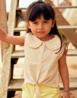 Child girl striped blouse with Claudine collar CREMETTE / 22E2PFN1CHEB115