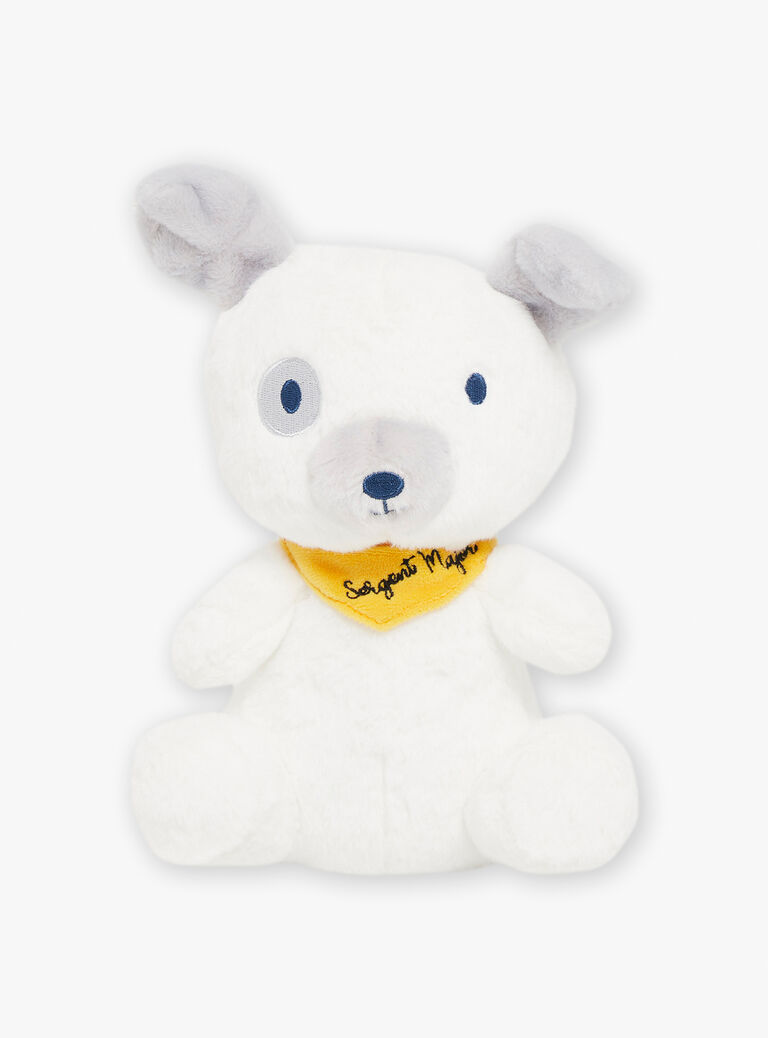 Yellow and white dog plush SMAPE0090CHIEN / 23J7GM41DO2099
