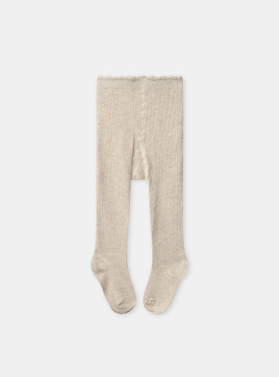 Heather beige TIGHTS NALISON / 25H4BFT1COLA011