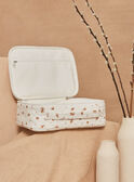 Ecru birth suitcase in fancy tubing GOBRIEN / 23H0AMB1TRN001
